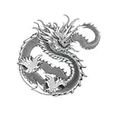 Dragon Clouds tattoo design idea