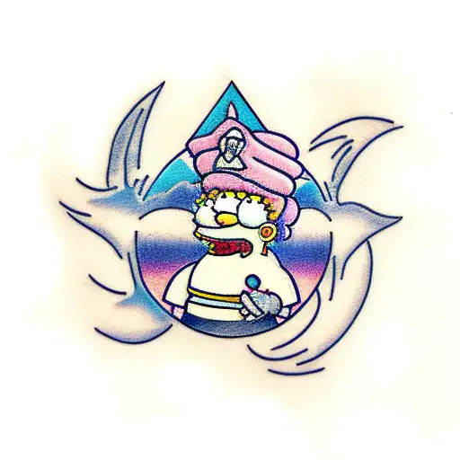 lisa Simpson  tattoo design idea
