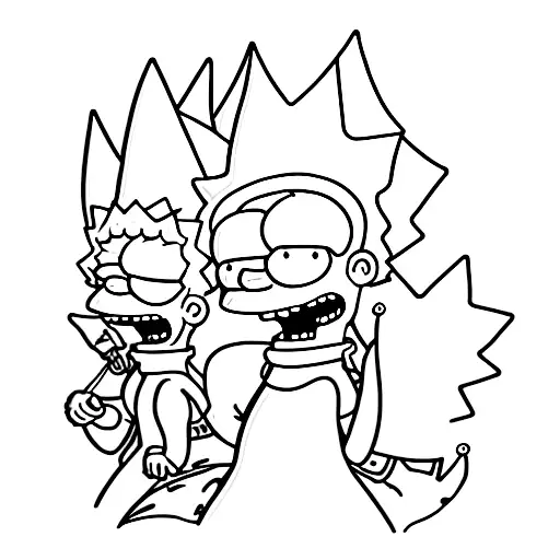 lisa Simpson  tattoo design idea