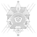 unclosed delta tattoo design idea