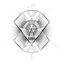 unclosed delta tattoo design idea