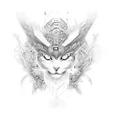 cyber tattoo design idea