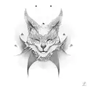 cyber tattoo design idea