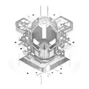 cyber tattoo design idea