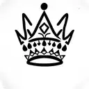 Queen's Crown tattoo design idea