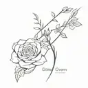 self harm scar cover tattoo design idea