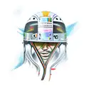 f100 sabre tattoo design idea