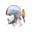 f100 sabre tattoo design idea