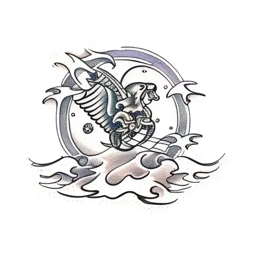 treasure chest  tattoo design idea