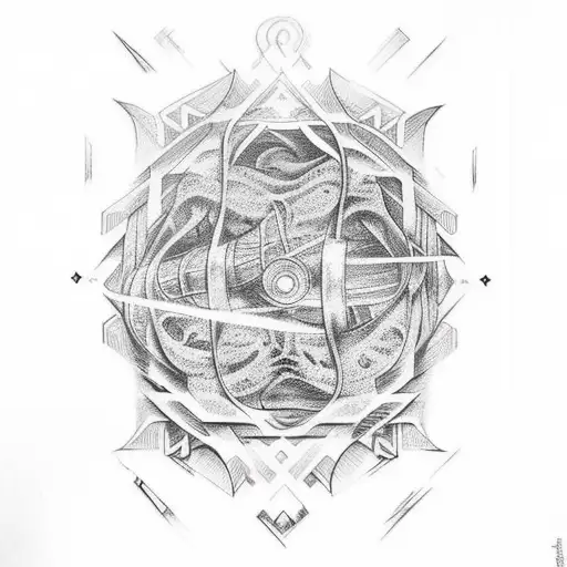 Dorsal arm tattoo featuring a Fibonacci sequence incorporated into a vertical design tattoo design idea