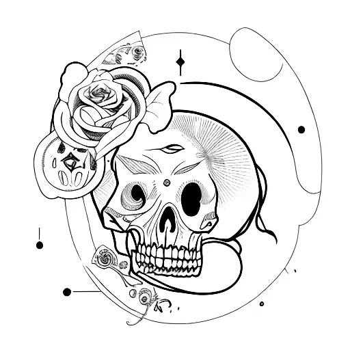 Memento Mori tattoo design idea