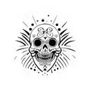 Memento Mori tattoo design idea