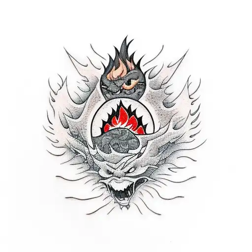 Calcifer tattoo design idea