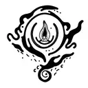 Calcifer tattoo design idea