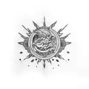 Calcifer tattoo design idea