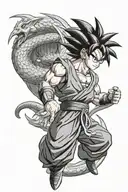 dragon ball z sleeve tattoo design tattoo design idea