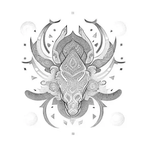 the names Toren and Kaiya in an Indian and Celtic design tattoo design idea