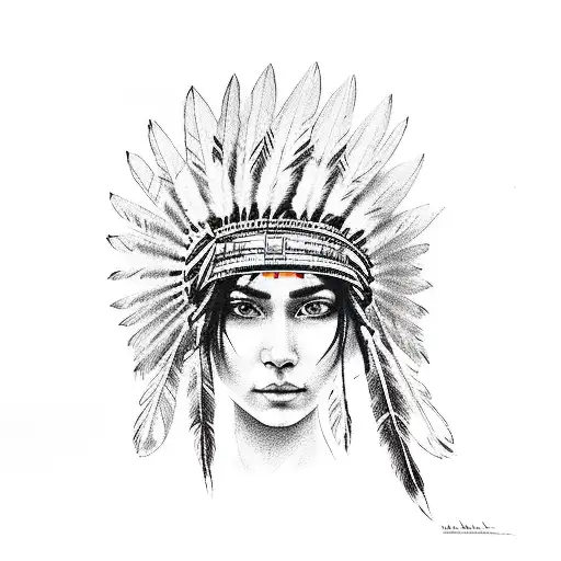 Indian Chief Tattoo Stock Illustrations – 1,799 Indian Chief Tattoo Stock  Illustrations, Vectors & Clipart - Dreamstime