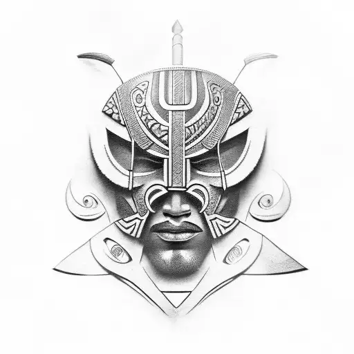 maori warrior tattoo design idea