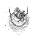 Turbo tattoo design idea