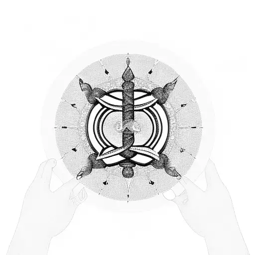 A blackwork tattoo of a wedding ring with the date 3/29/15 in an infinity symbol tattoo design idea