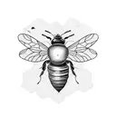 Honey Bee tattoo design idea