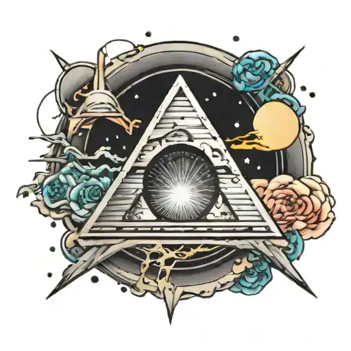 dark side of the moon the wall tattoo design idea