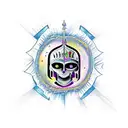 Knights Radient life strength before weakness journey before desination life before death tattoo design idea