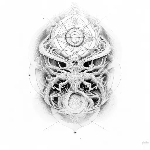 The Enigma of Existence tattoo design idea