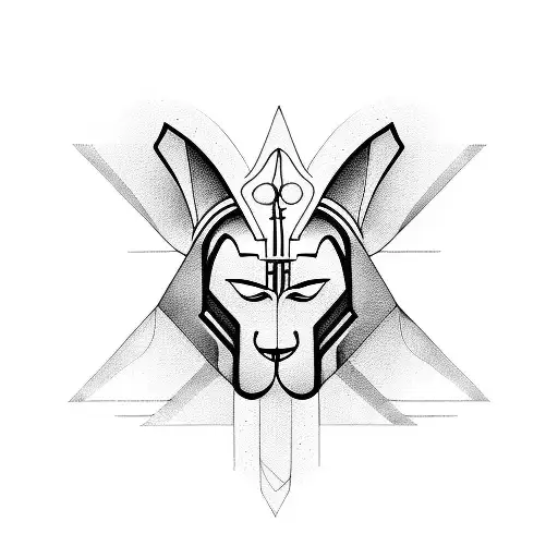 sphinx tattoo design idea