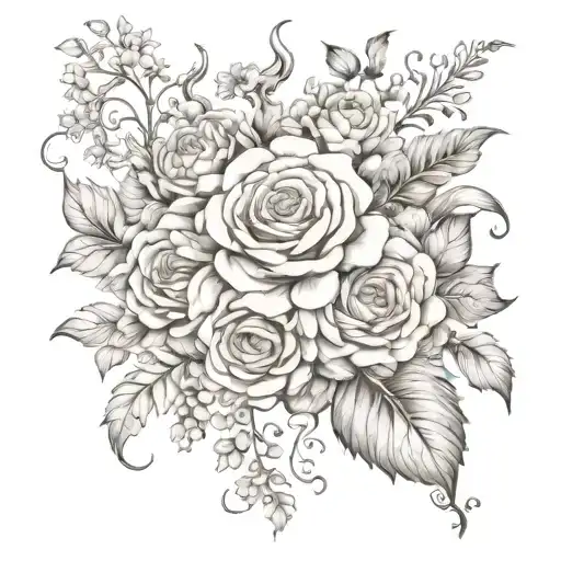GD MF SOB tattoo design idea