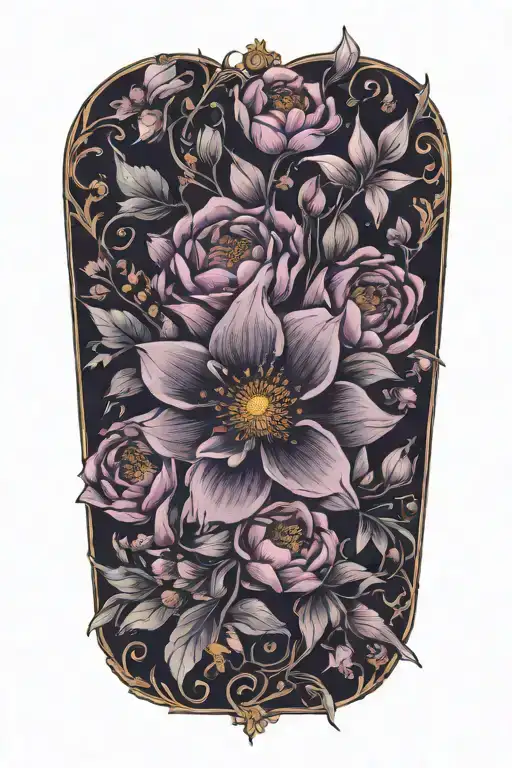 October flower tattoo tattoo design idea