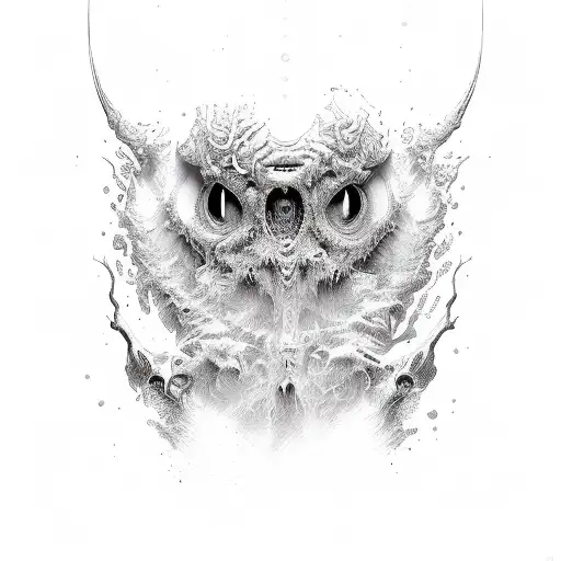 fluid, waves tattoo design idea