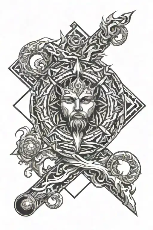demons run when a good man goes to war night will fall and drown the sun when a good man goes to war tattoo design idea