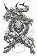 demons run when a good man goes to war night will fall and drown the sun when a good man goes to war tattoo design idea