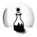 moonshine jar  tattoo design idea