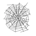 A small spider web intertwined with delicate flowers for front forearm  tattoo design idea