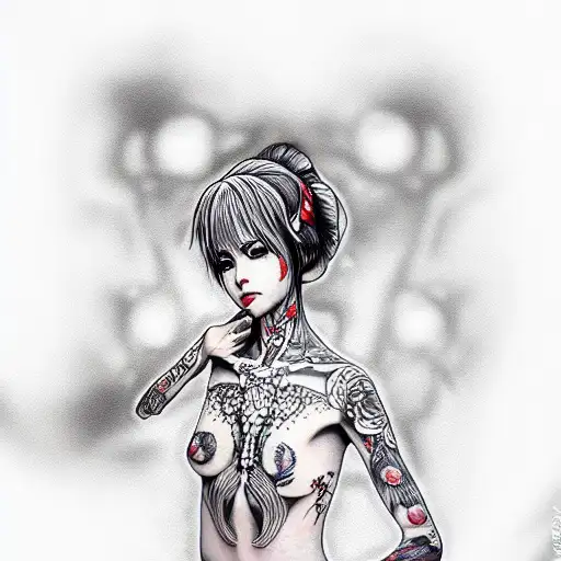 ayanami rey tattoo design idea