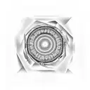 long double helix tattoo design idea