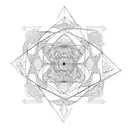 double helix tattoo design idea