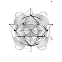 double helix tattoo design idea