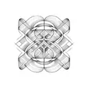 double helix tattoo design idea