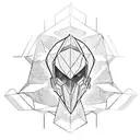 destiny 2 ghost  tattoo design idea