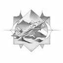 oregon coast tattoo design idea