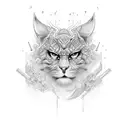 Grogu raving tattoo design idea