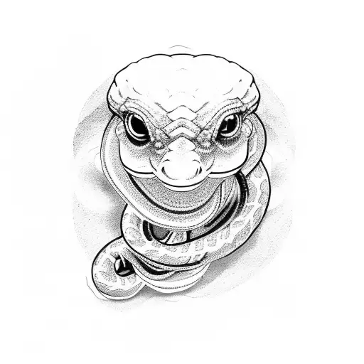 trust no one on hand with snakes and guns tattoo design idea