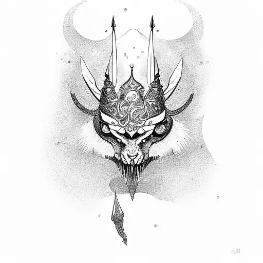 prenom Arya noble tattoo design idea