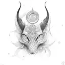 prenom Arya noble tattoo design idea