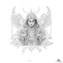 prenom Arya tattoo design idea