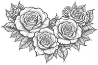 rose tattoo tattoo design idea